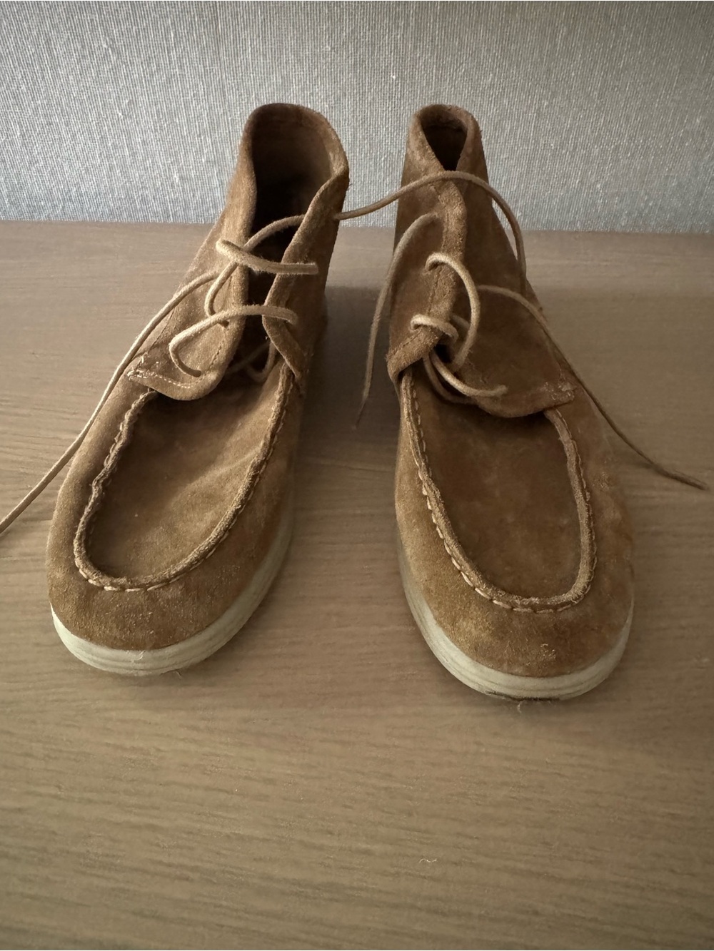 Zara Tan Suede Chukka Boots